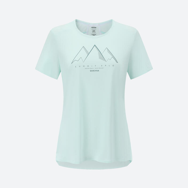 女款登山健行短袖 T 恤 MH500