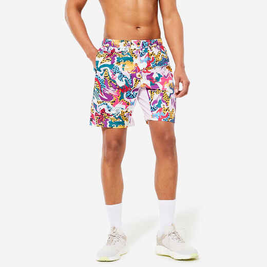 
      Men's Zip-Pocket Breathable Essential Fitness Shorts - Subli
  