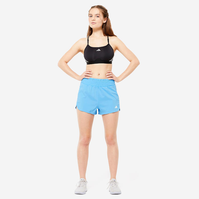 Short voor cardiofitness dames blauw