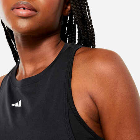 Women's Fitness Cardio Tank Top - Black