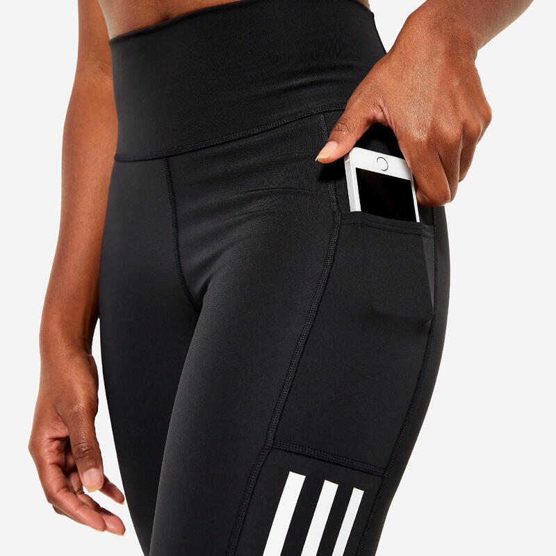 Legging de fitness cardio femme, noir