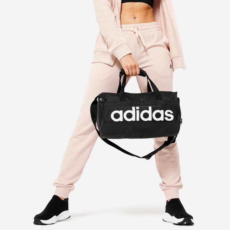 Bolsa Duffel Adidas Negro Blanco XS