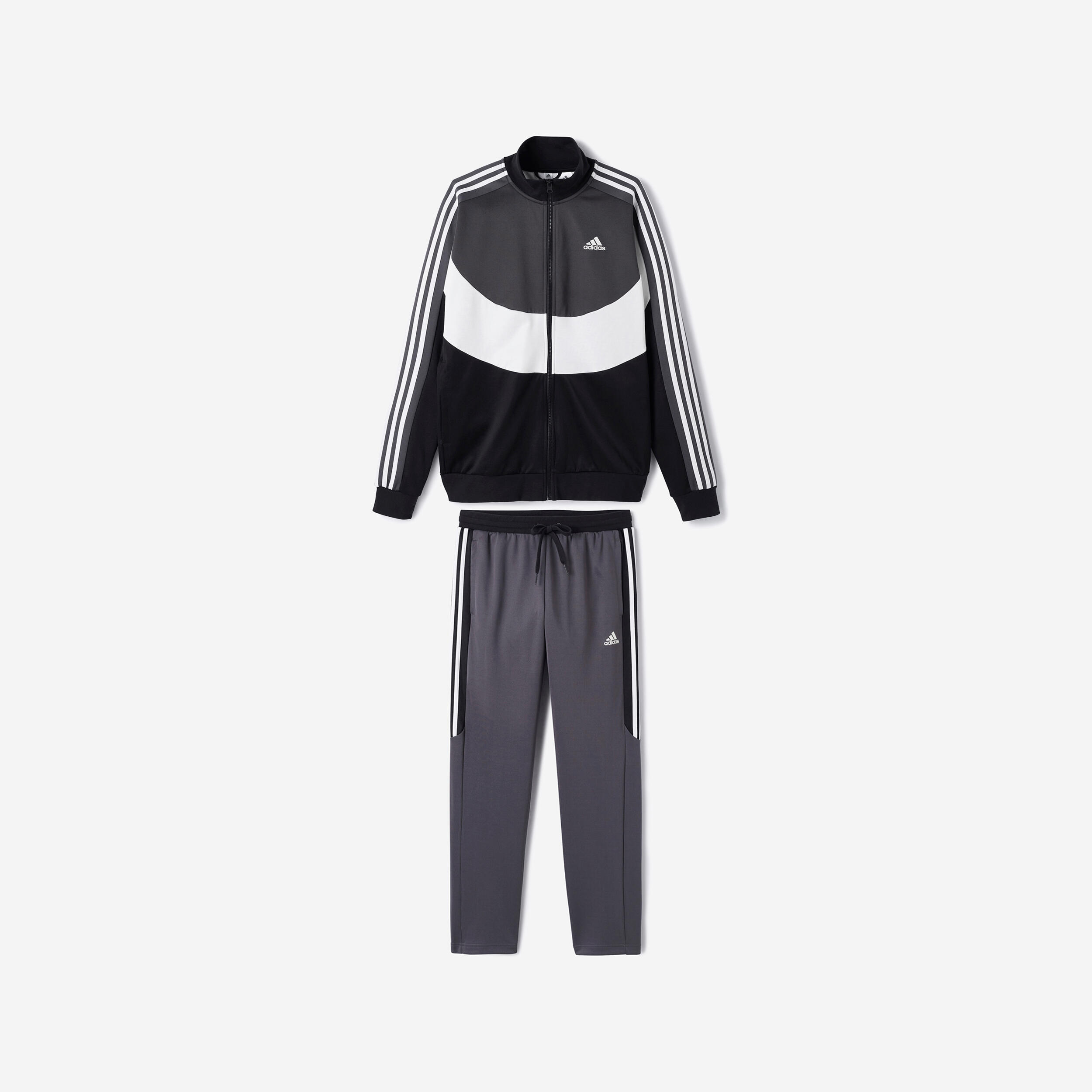 COLORBLOCK CARDIO FITNESS TRACK SUIT ADIDAS MEN BLACK