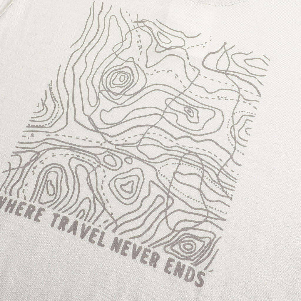 T-shirt en LAINE Travel 500 homme