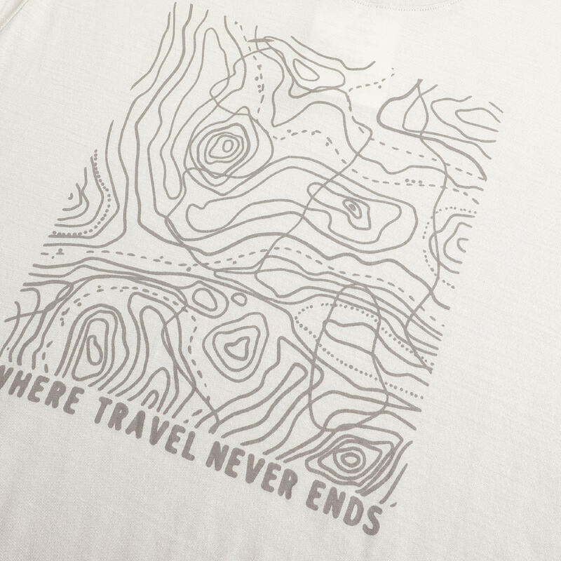 Men T shirt Travel 500 WOOL