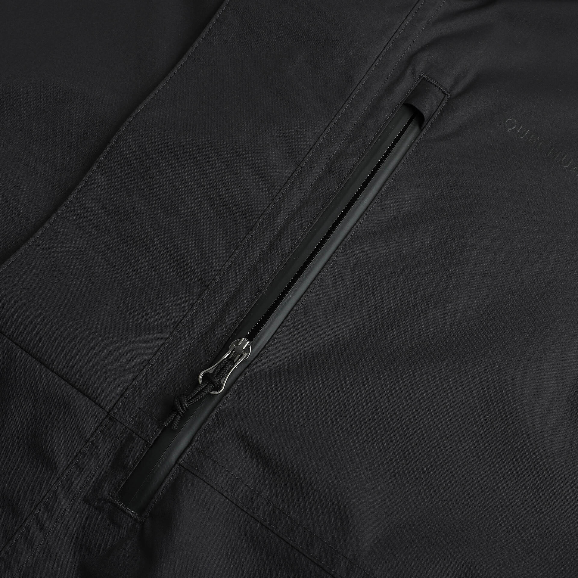 Men's Waterproof Nature Hiking Jacket - NH500 CLASSIC - Black
