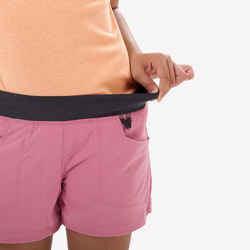 Kids’ Hiking Shorts - MH500 Ages 7-15 - Pink