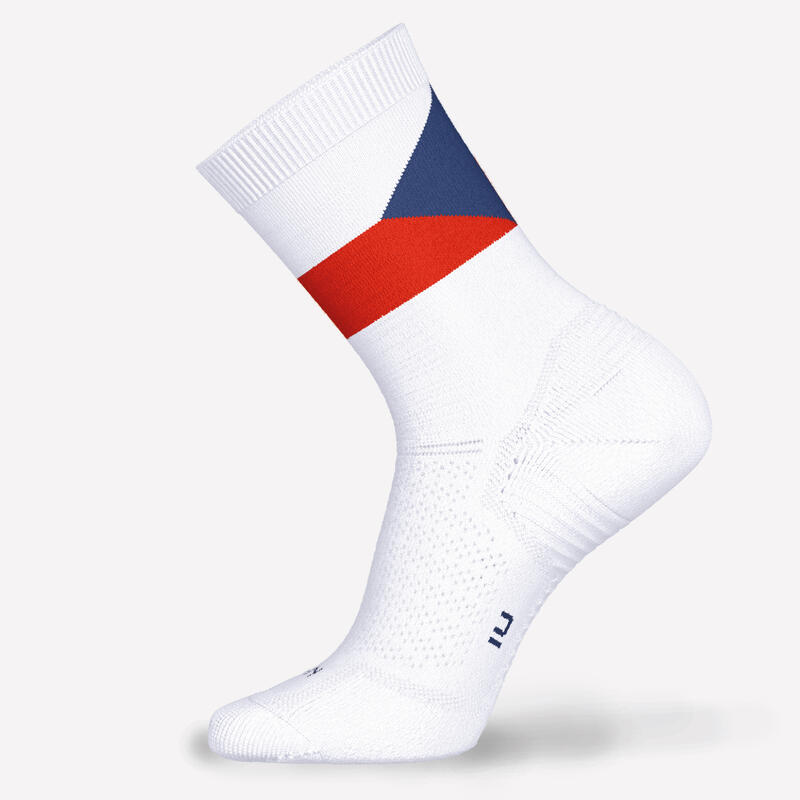 Běžecké střední ponožky Run 500 silné 2 páry Česko