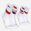 PACK OF 2 PAIRS OF RUN500 THICK MID-CALF RUNNING SOCKS - CZECHREPUBLIC