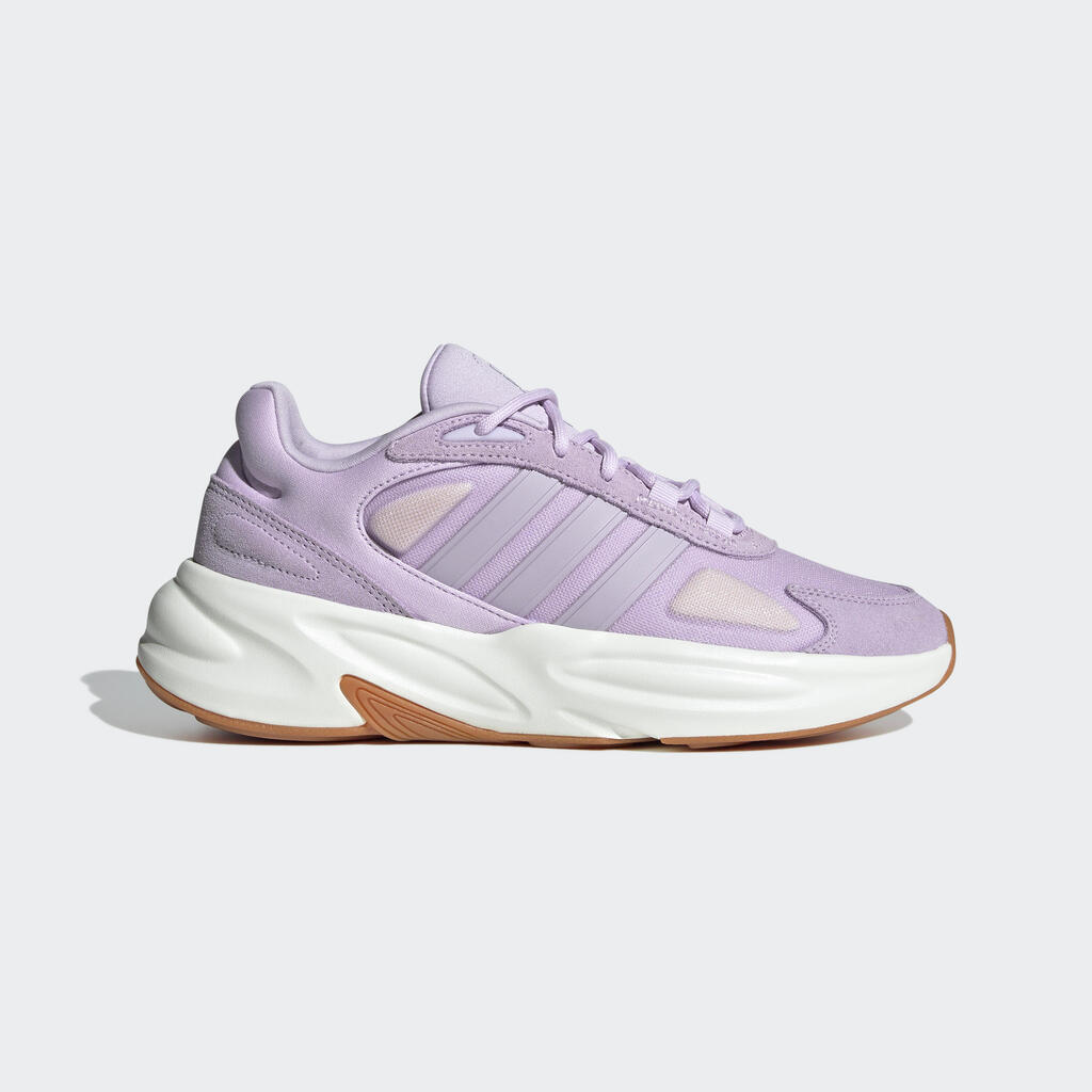 WOMEN'S ADIDAS OZELLE WALKING TRAINERS - MAUVE