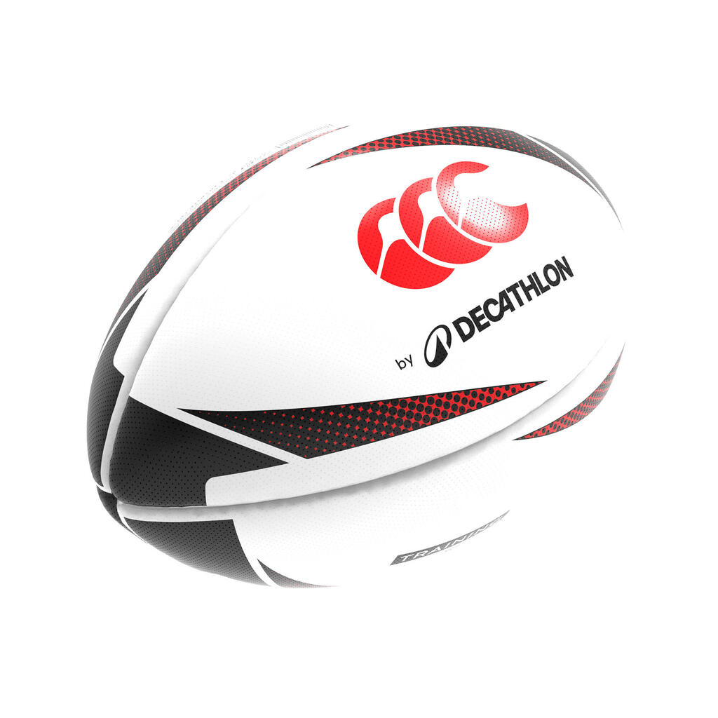 Rugby Training Ball S4 - Black & Red