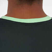 Camiseta de pádel de manga corta transpirable Hombre - Dry verde