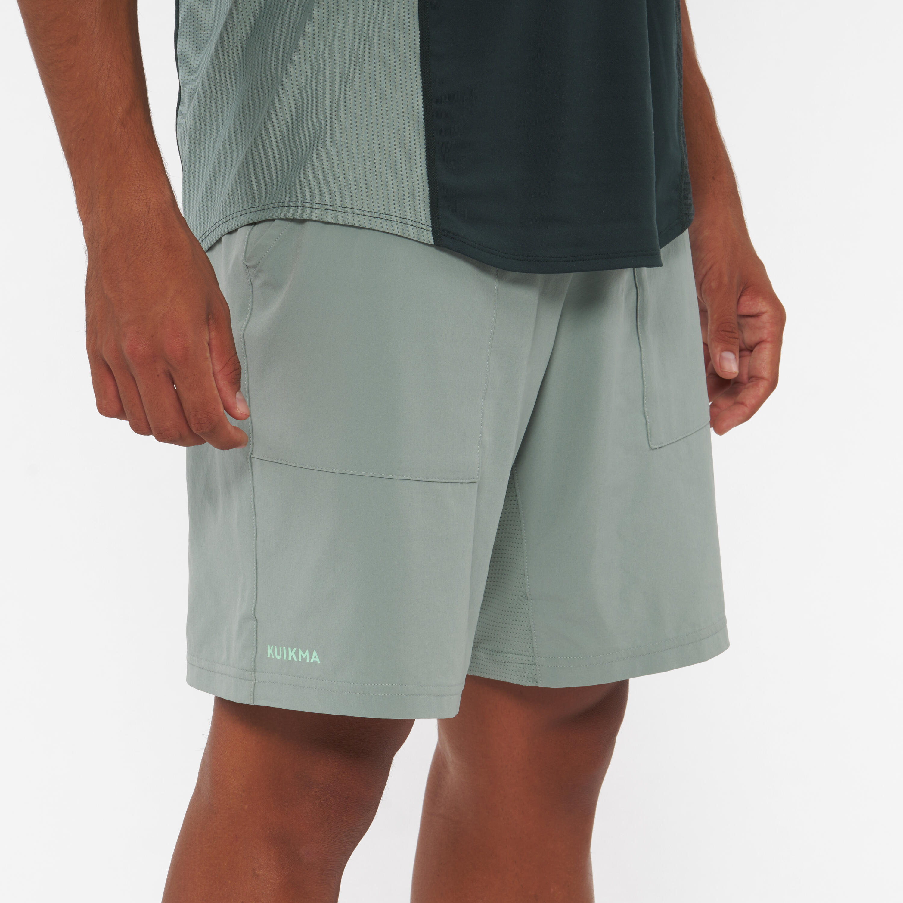 Short de padel respirant Homme - Kuikma Dry Vert 4/11