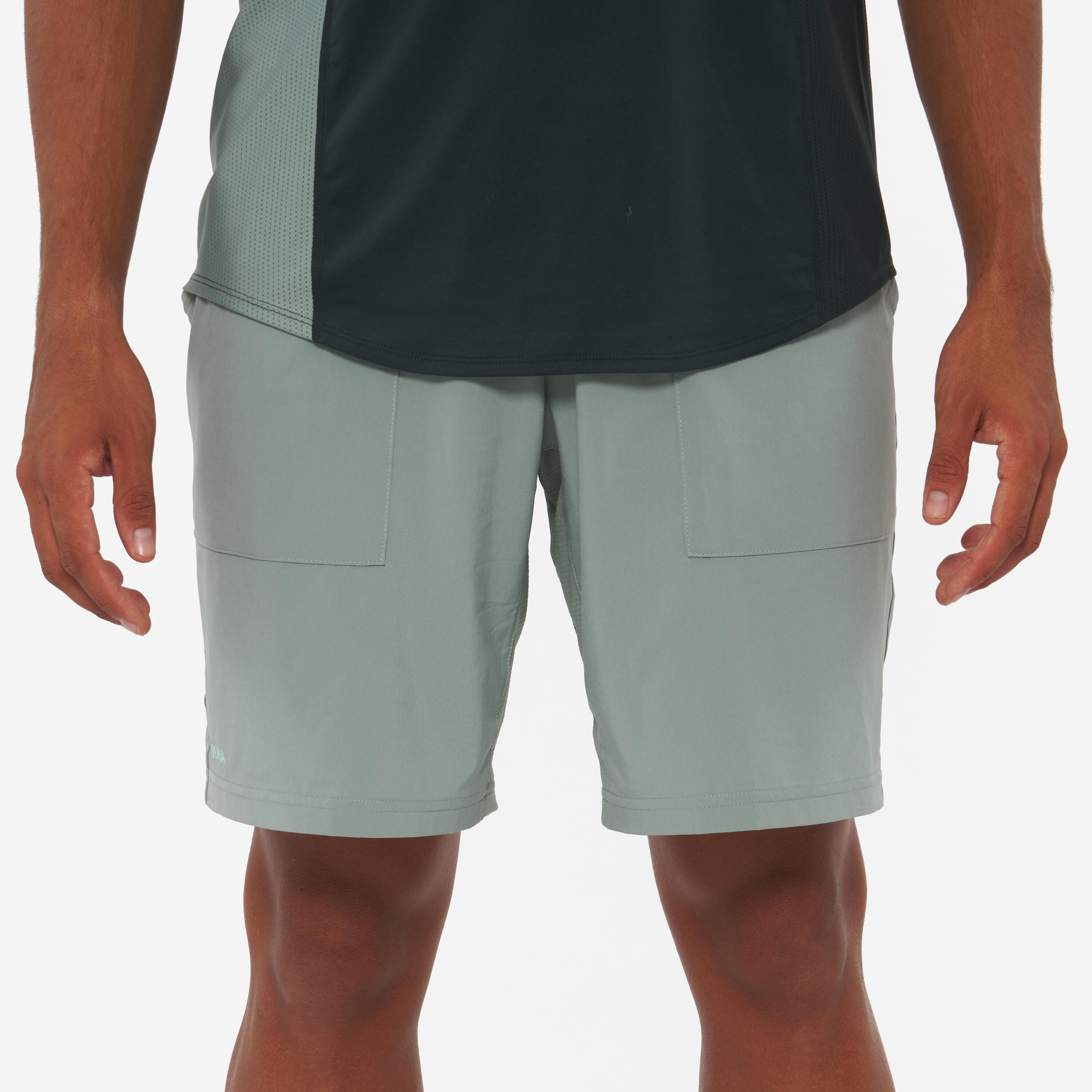 Men's Padel Breathable Shorts Dry - Green 1/6