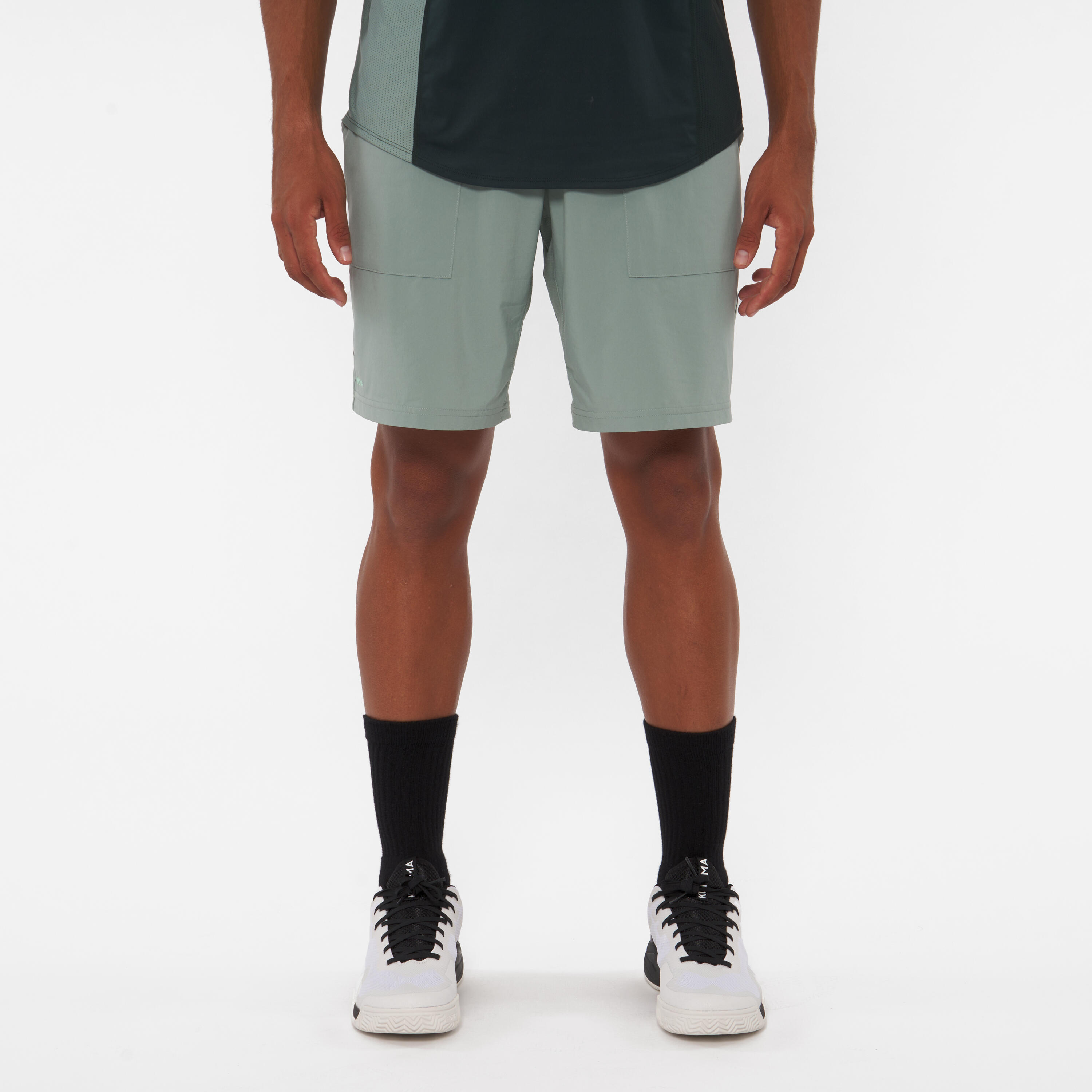 Men's Padel Breathable Shorts Dry - Green 3/6