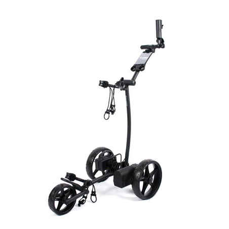 Črn električni voziček za golf E-LITE 