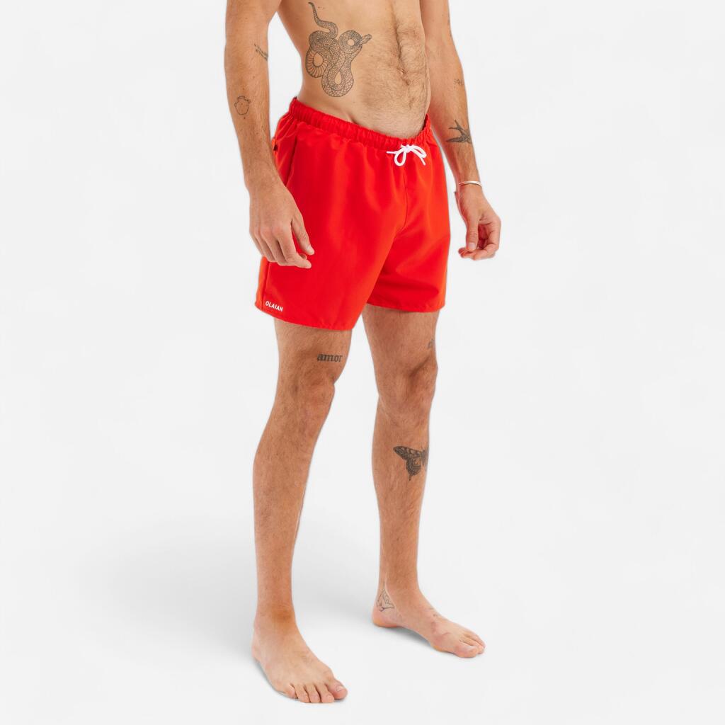 Men's Swim Shorts Red - Hendaia NT