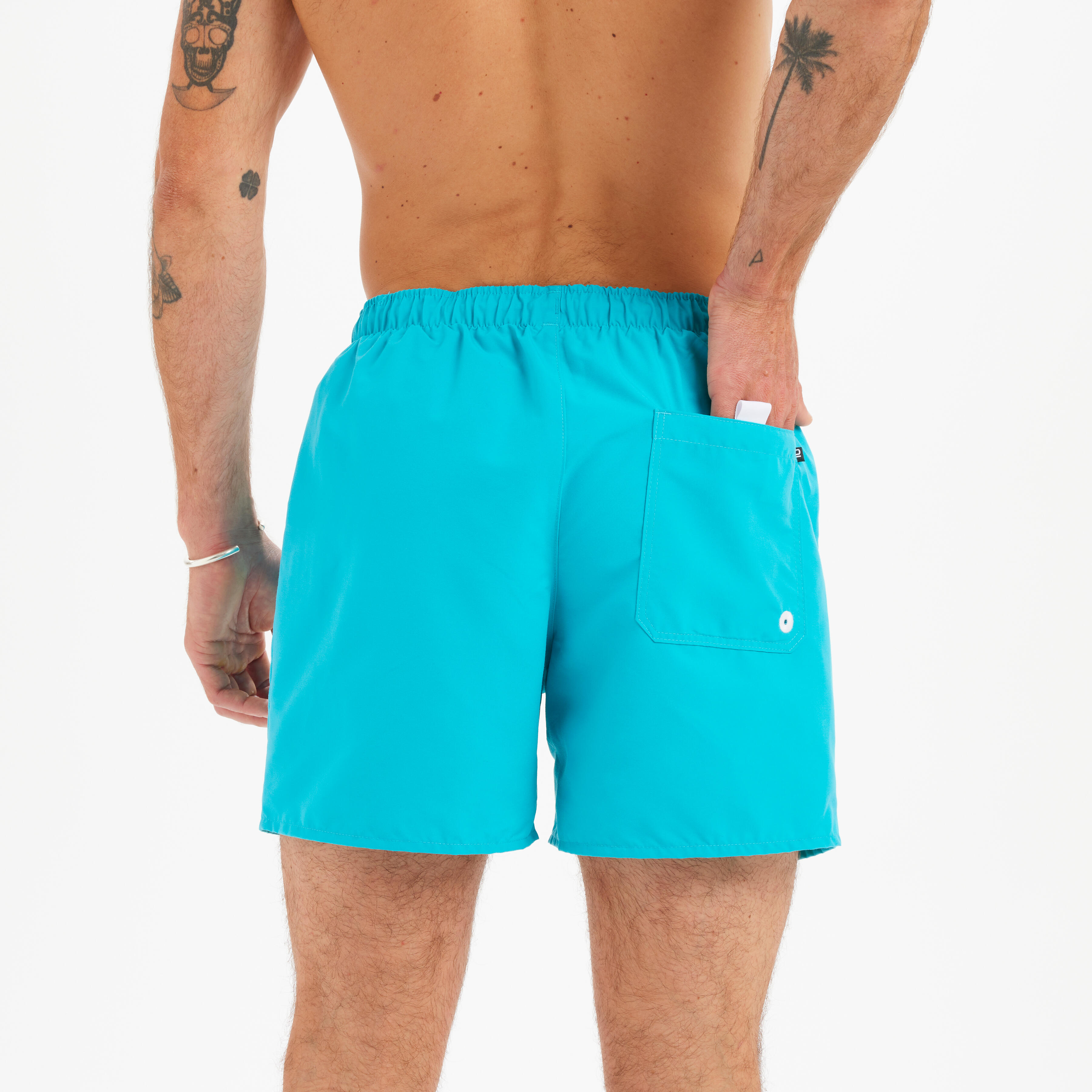 DECATHLON Boardové šortky Hendaia NT tyrkysové M · záber 5