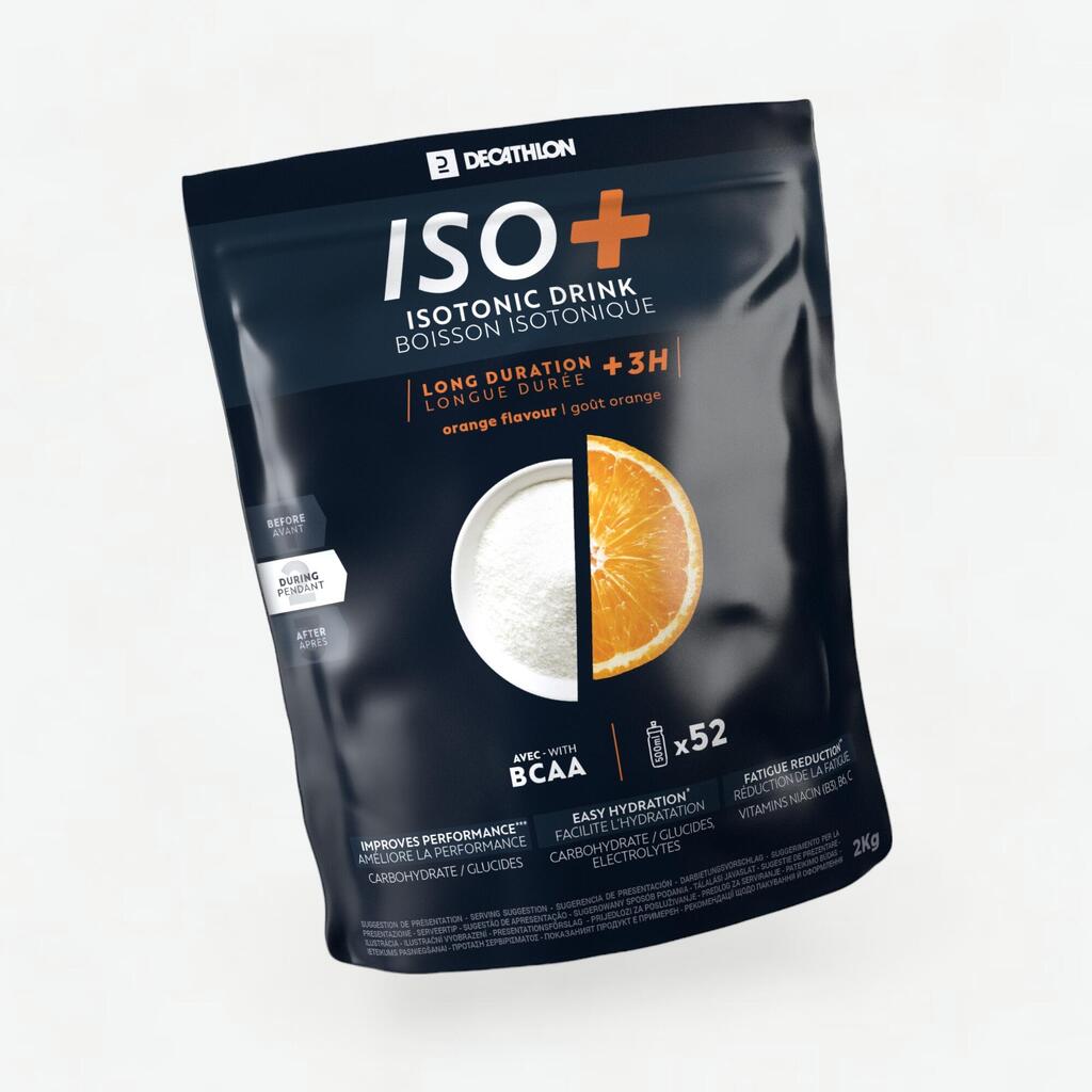 Izotoniska dzēriena pulveris “ISO+”, 2 kg, ar apelsīnu garšu