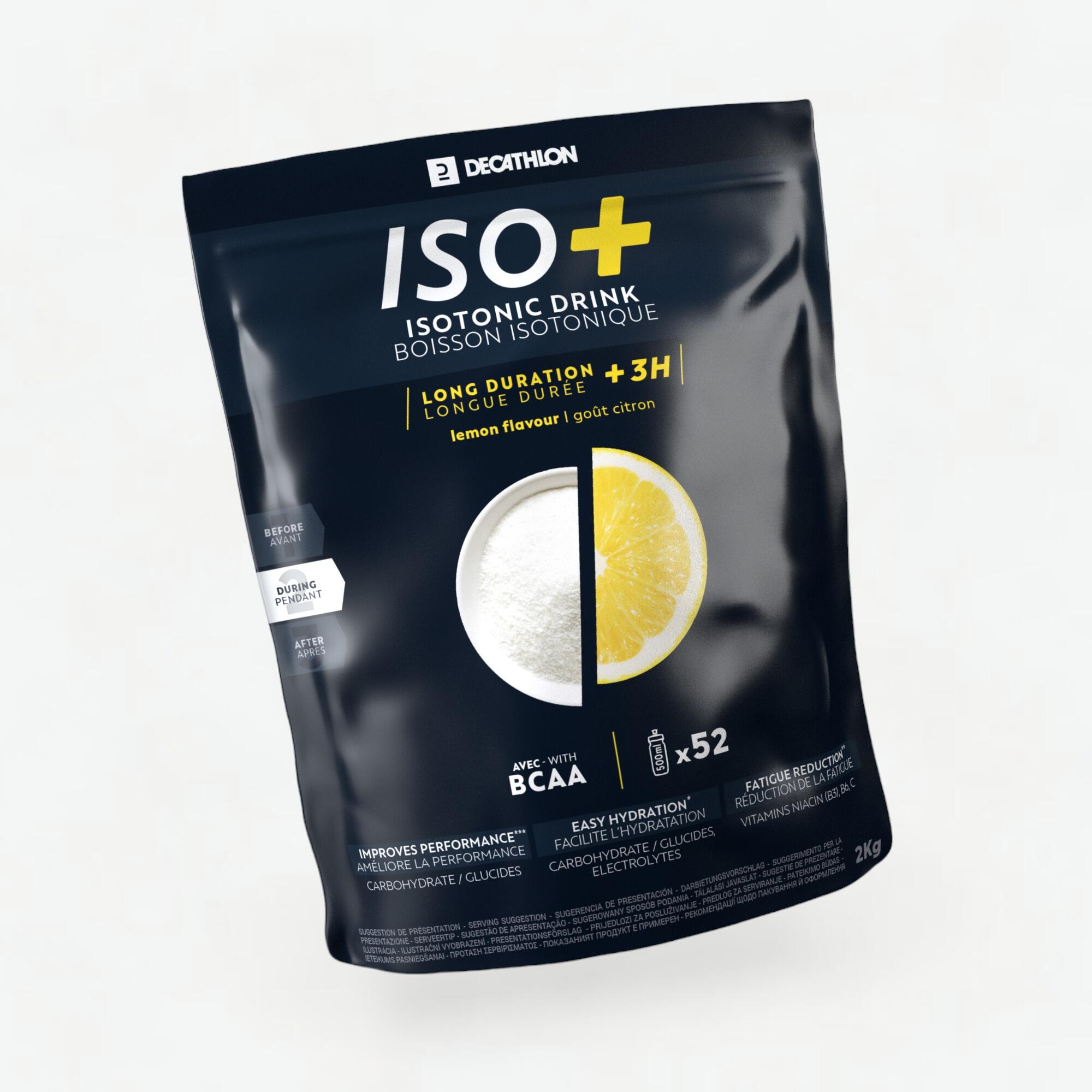 Iso+ Isotonic Drink Powder 2 kg - Lemon 1/4