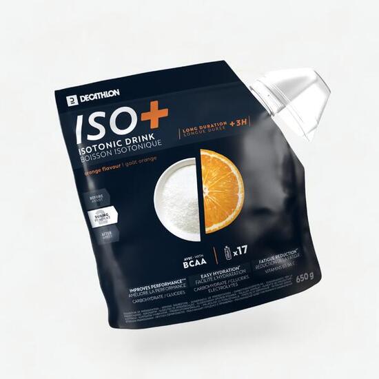 BOISSON ISOTONIQUE POUDRE ISO+ ORANGE 650G