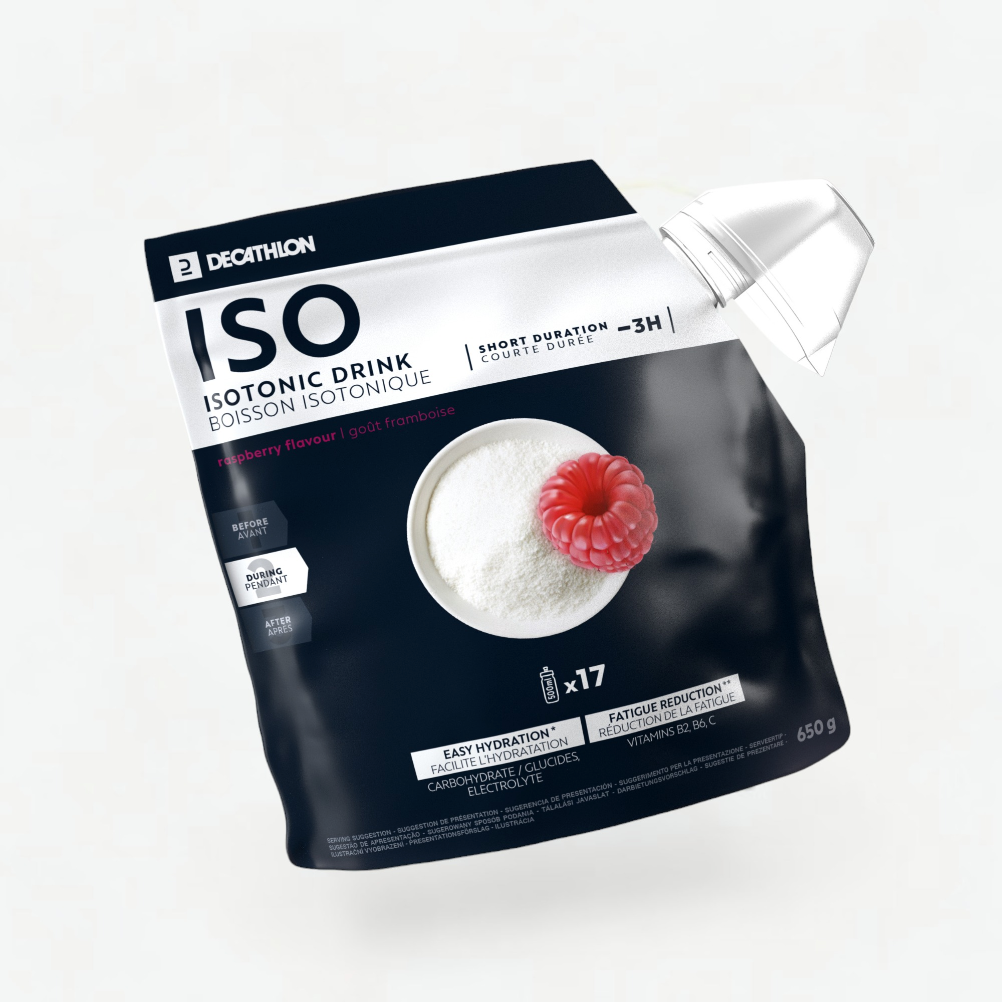 Boisson isotonique poudre iso fruits rouges 650g - Santé - Decathlon- Clubs - Entreprises - Collectivités - Associations