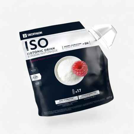 Izotoninio gėrimo milteliai „ISO“, 650 g, įvairių uogų skonio