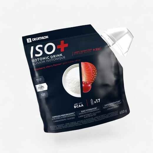 
      ISO+ ISOTONIC DRINK POWDER 650 G - STRAWBERRY/CHERRY
  