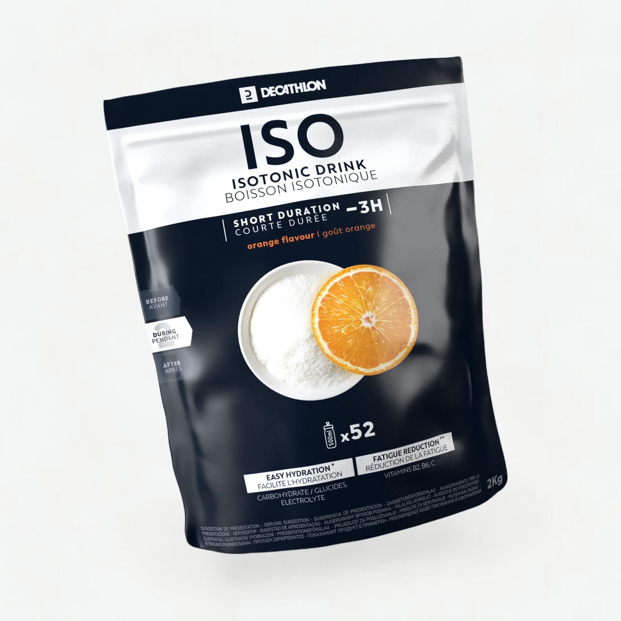 DECATHLON Iso Isotonic Drink Powder 2 kg - Orange