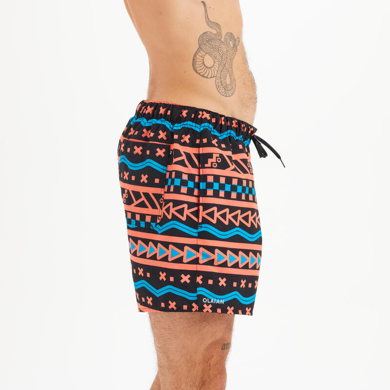 Boardshorts Herren 15" - 100 Bazard orange