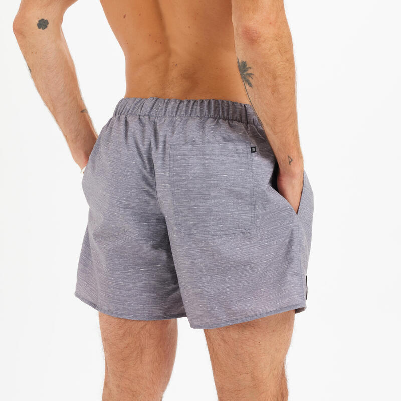Short de bain 15" homme - 100 heather gris