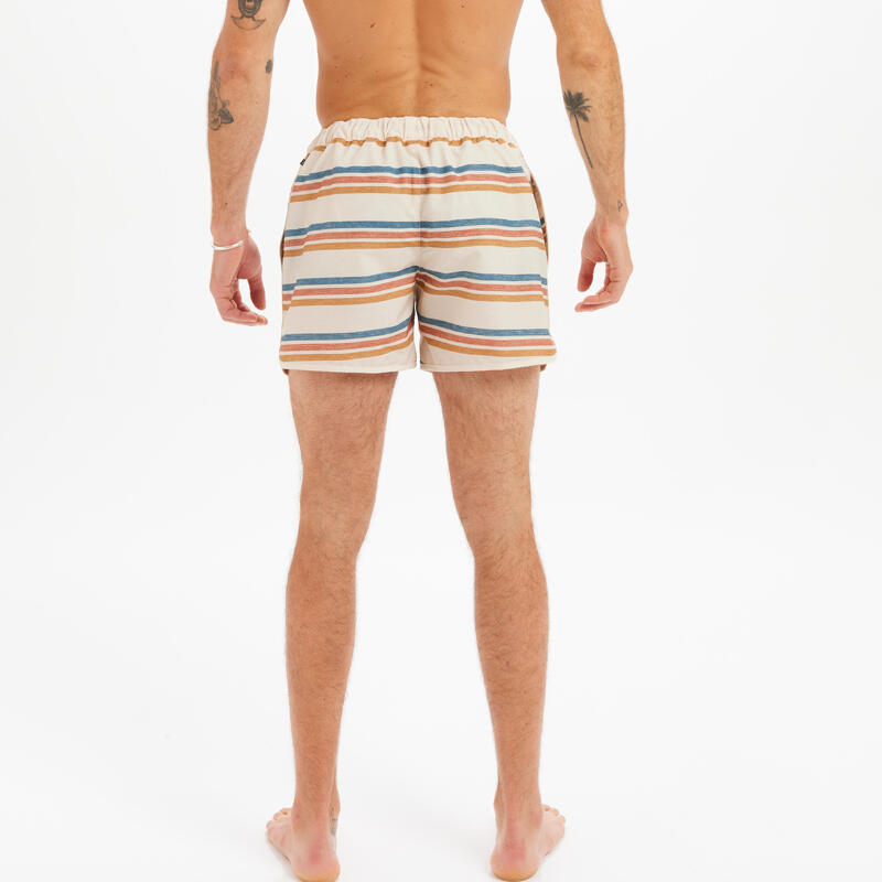 Surfboardshort voor heren 100 sequels beige 14"