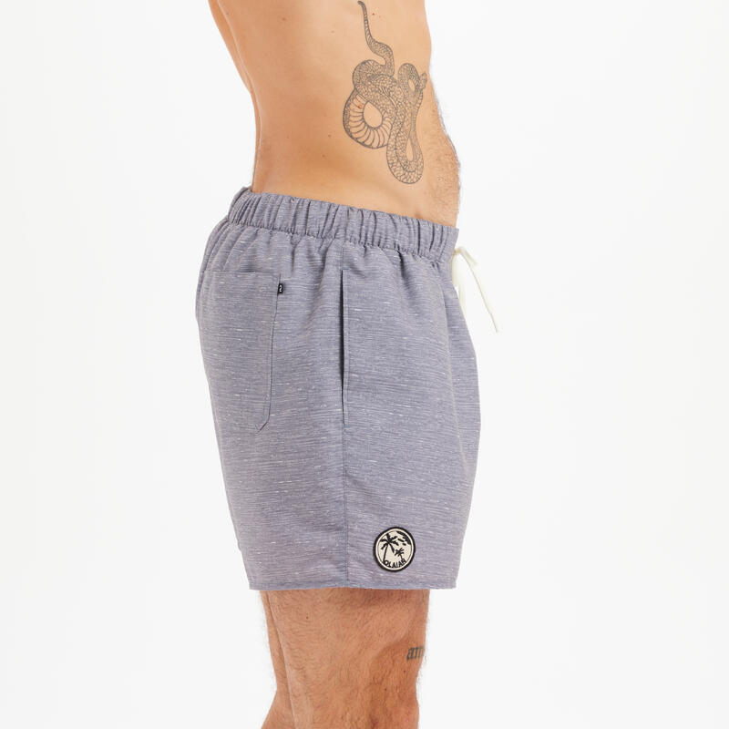 Short de bain 15" homme - 100 heather gris