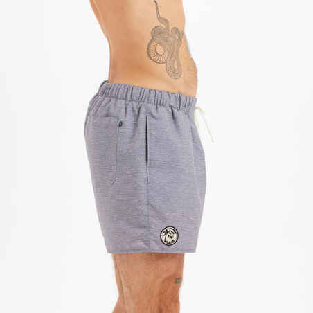 Men's Swim Shorts 15" -100 heather grey