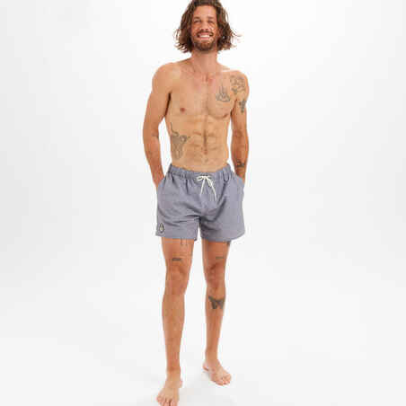 Men's Swim Shorts 15" -100 heather grey