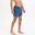 Surfboardshort voor heren 100 cycas blauw 15"