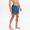 Surfboardshort voor heren 100 cycas blauw 15"