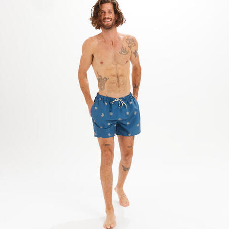 Boardshort surf 100 15" CYCAS BLUE