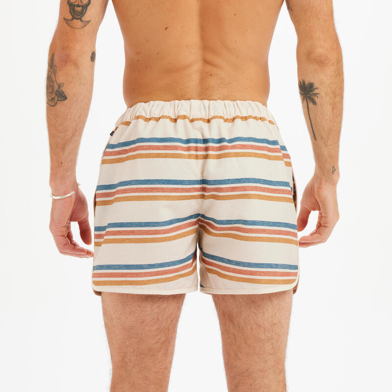 Surfboardshort voor heren 100 sequels beige 14"