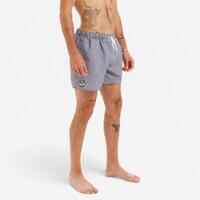 Men's Swim Shorts 15" -100 heather grey