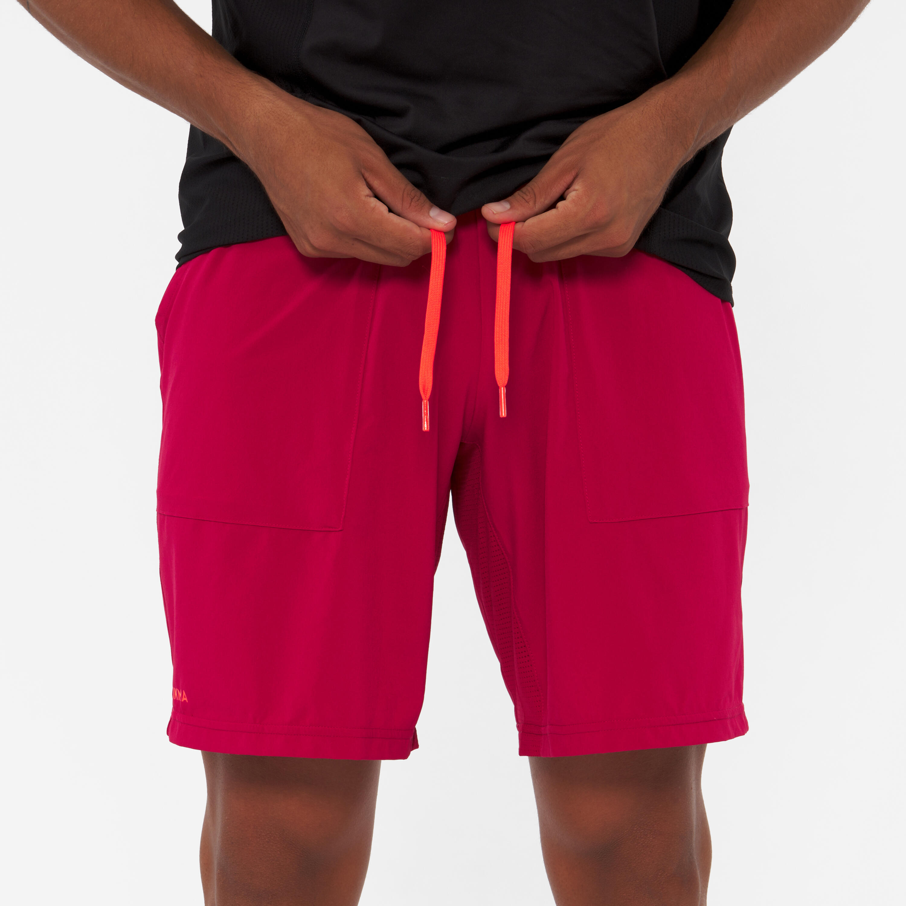 Men's Padel Breathable Shorts Dry - Red 5/6