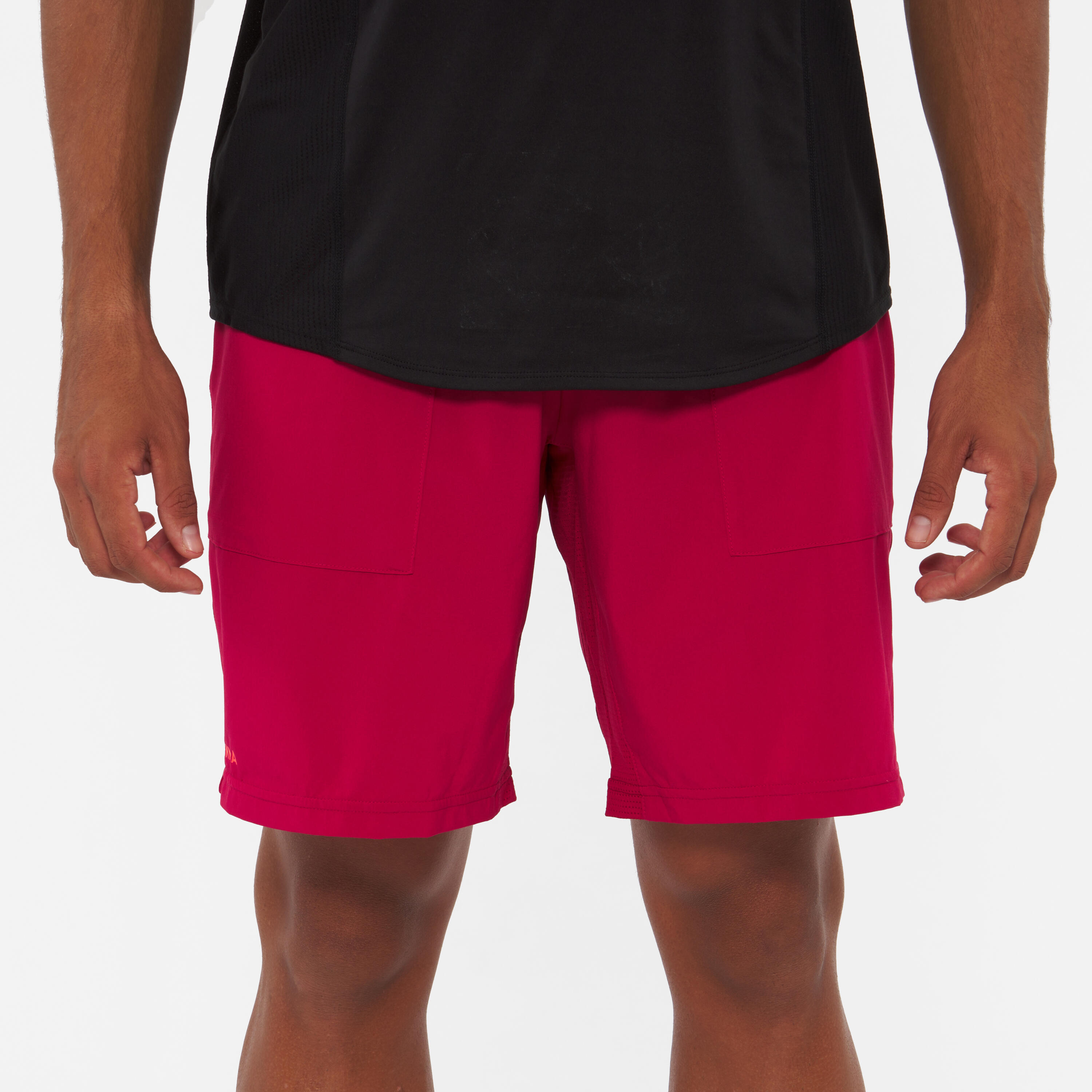 Men's Padel Breathable Shorts Dry - Red 1/6