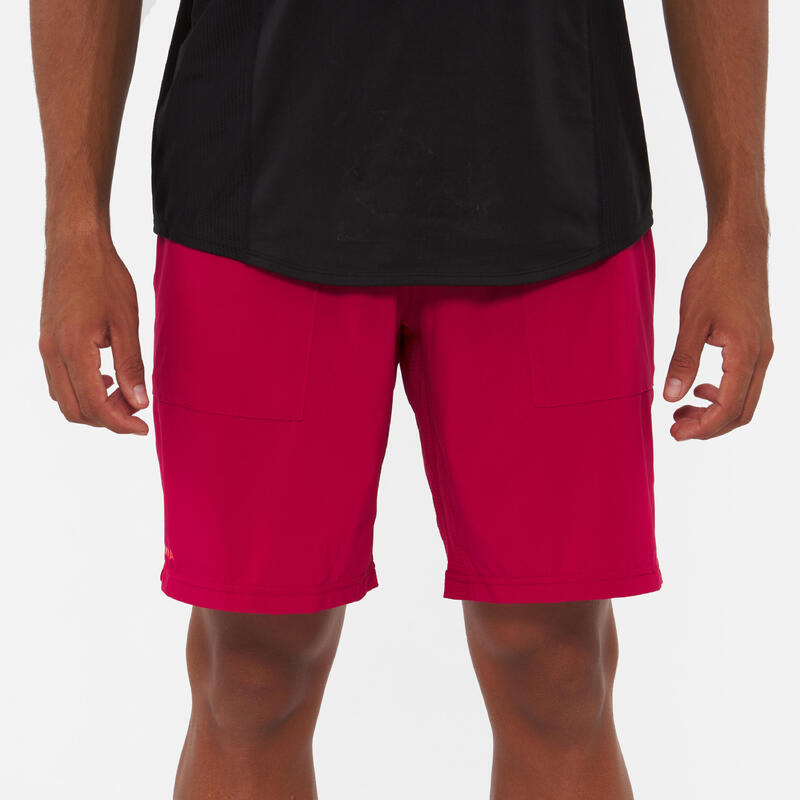 Short de padel respirant Homme - Kuikma Dry Rouge