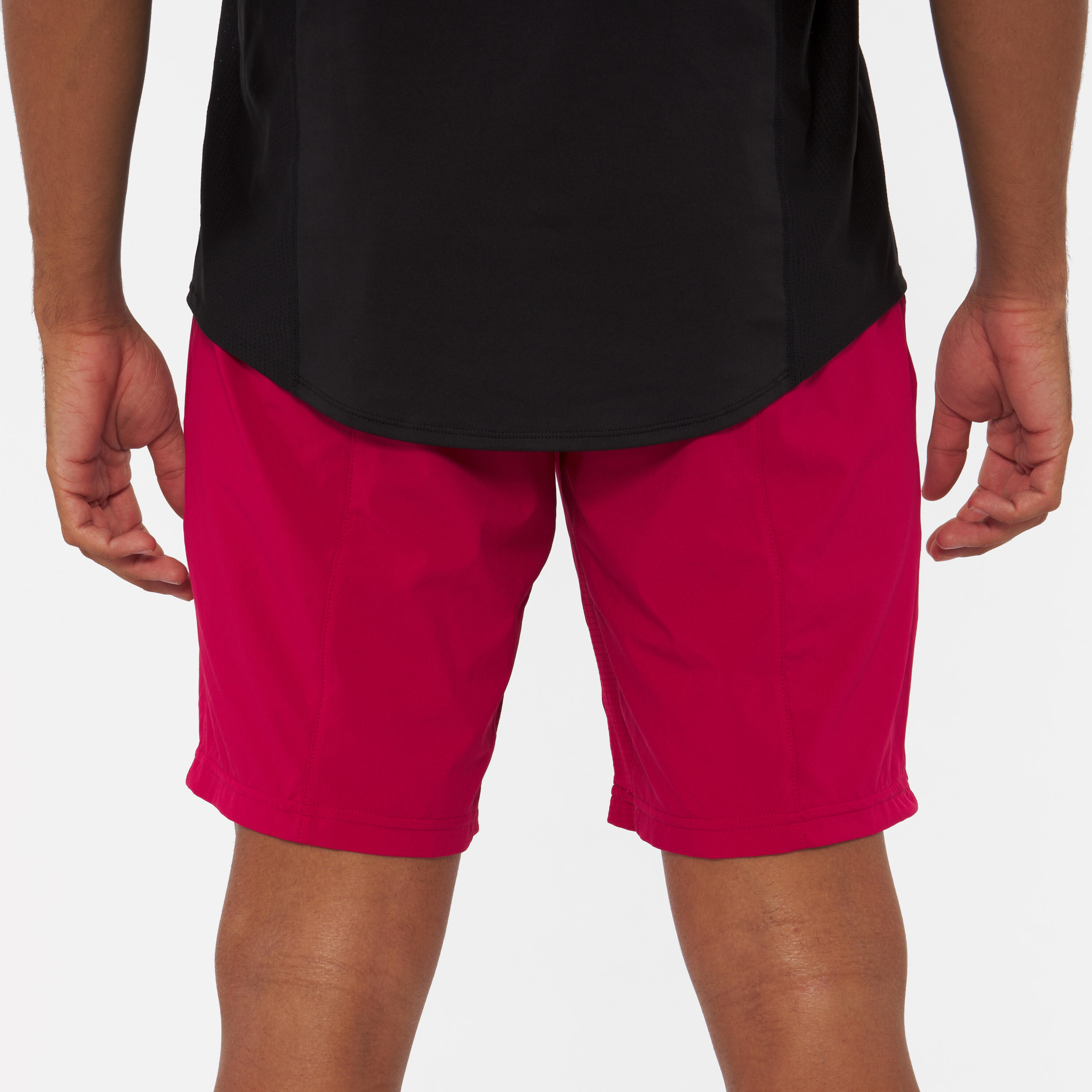 Men's Padel Breathable Shorts Dry - Red 2/6