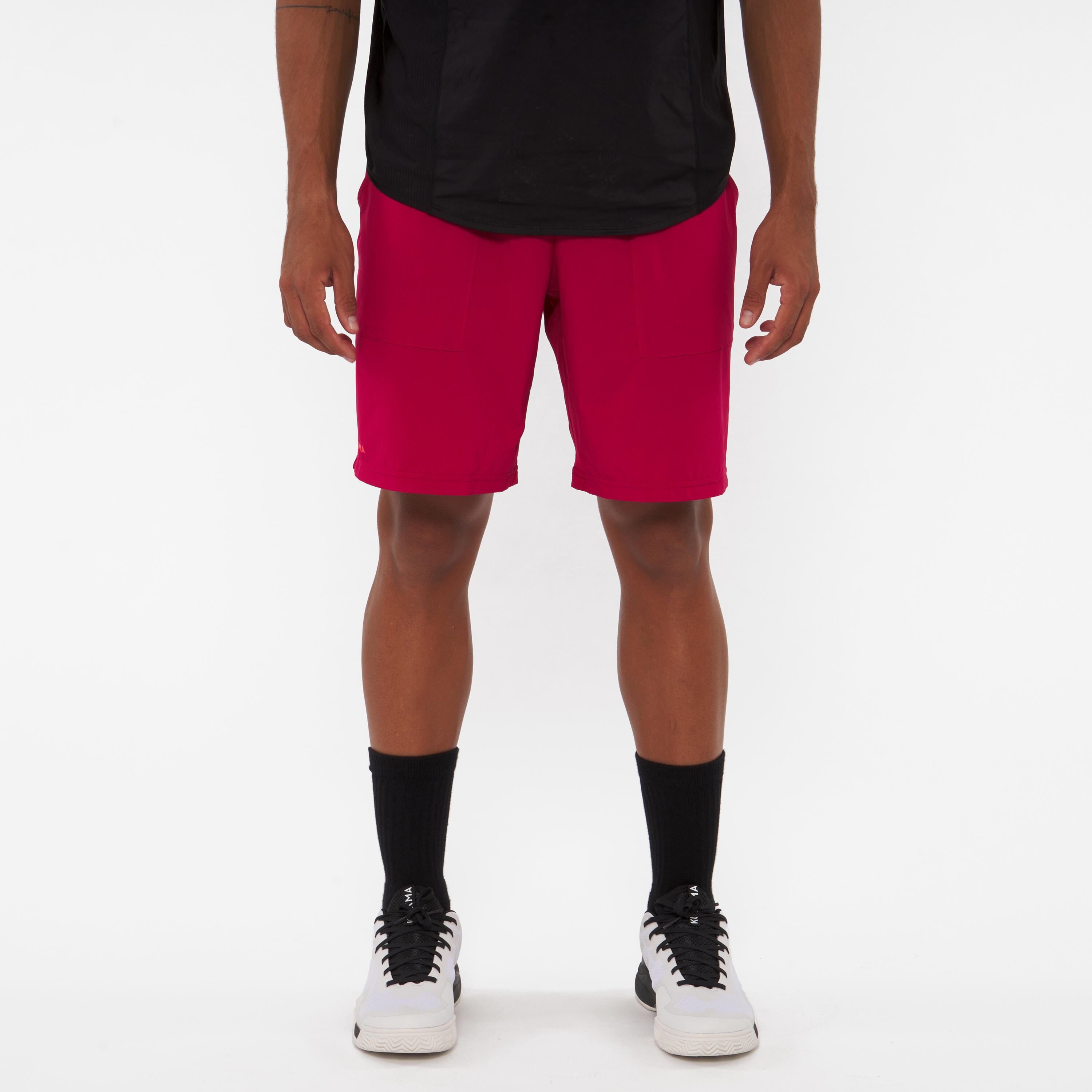 Men's Padel Breathable Shorts Dry - Red 4/6