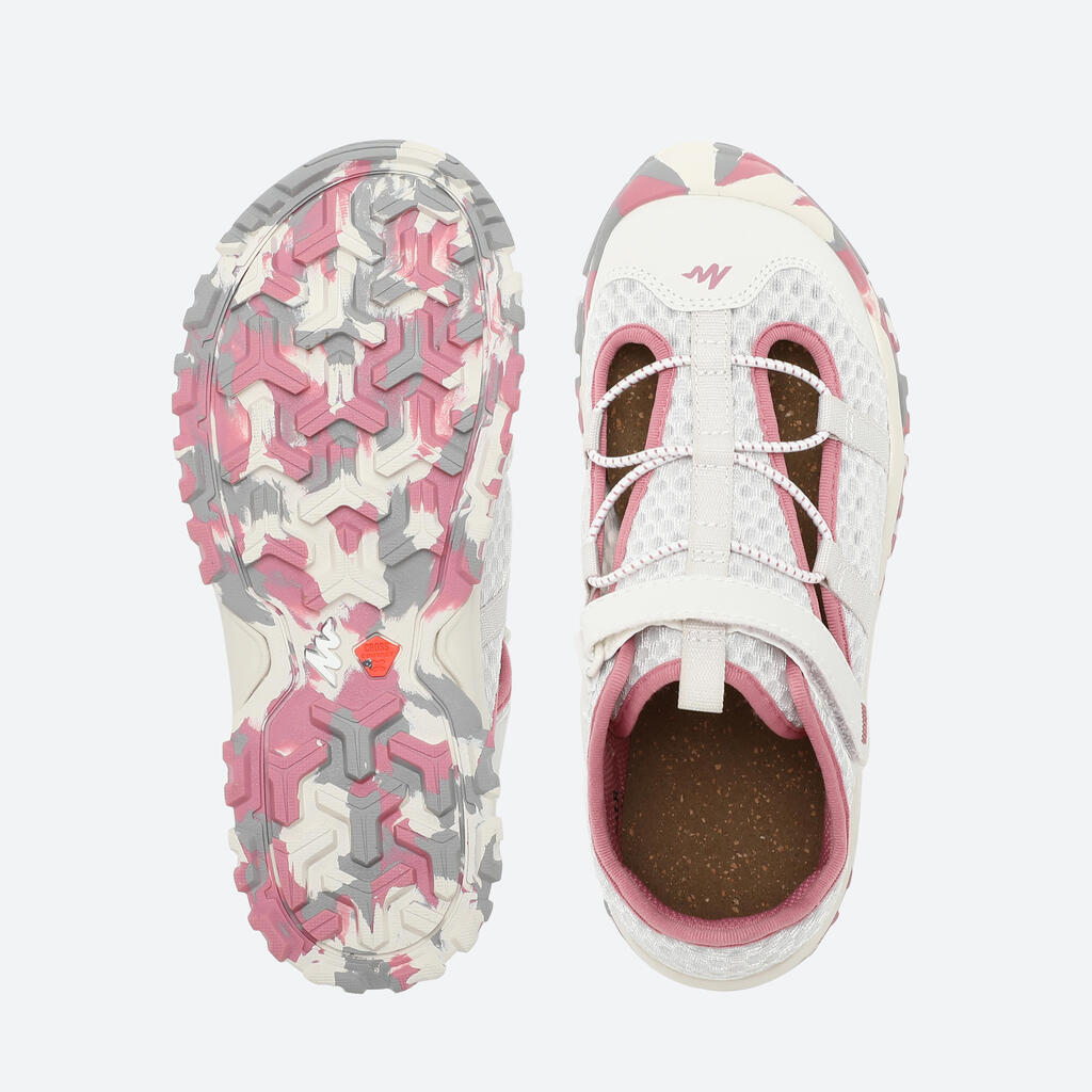 Sandales de randonnée MH150 rose - enfant - 28 AU 39