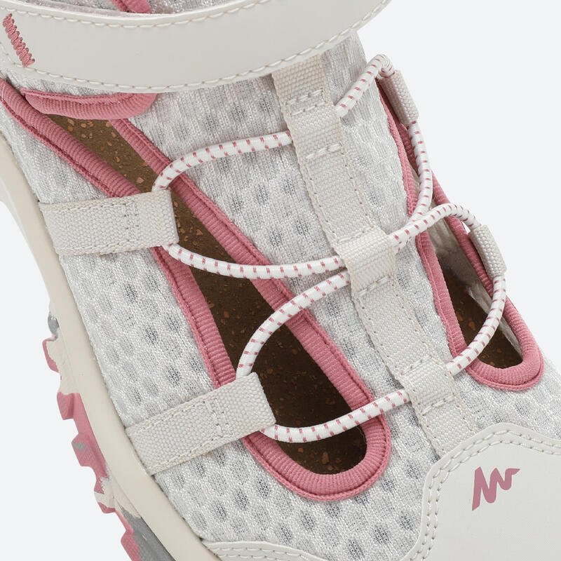 兒童登山健行涼鞋 C9½ 到 5½ 號－粉色