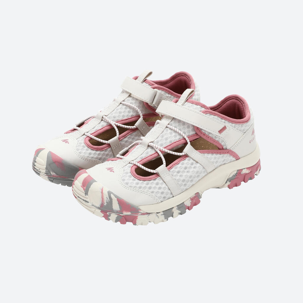 Sandales de randonnée MH150 rose - enfant - 28 AU 39
