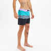 Men's swim shorts 17" - 500 stamp black