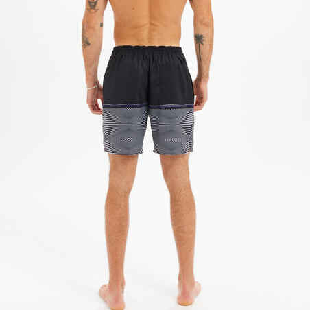 Men's swim shorts 20" - 100 cinetic black